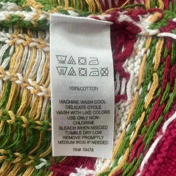 Maggie & Zoe Knit Christmas Tree Cotton Knit Sweater Jumper Dress - Picture 7 of 10